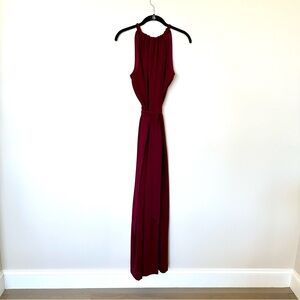 Trina Turk Jumpsuit in Burgundy